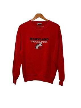 Maryland Terrapins Terps The Game Vintage Sweatshirt Unisex L 90's Retro NCAA